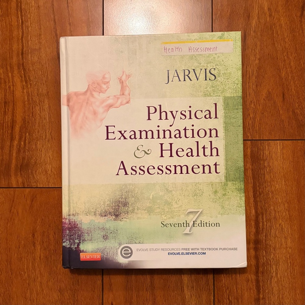 Jarvis Physical Examination‎ and Health Assessment 7th Edition Textbook
